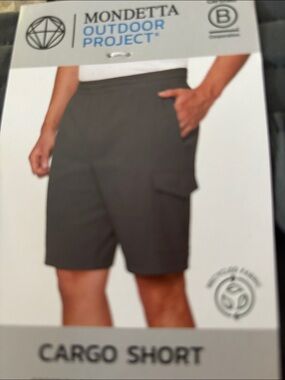 Mondetta Men's Outdoor Project Gray Cargo Shorts